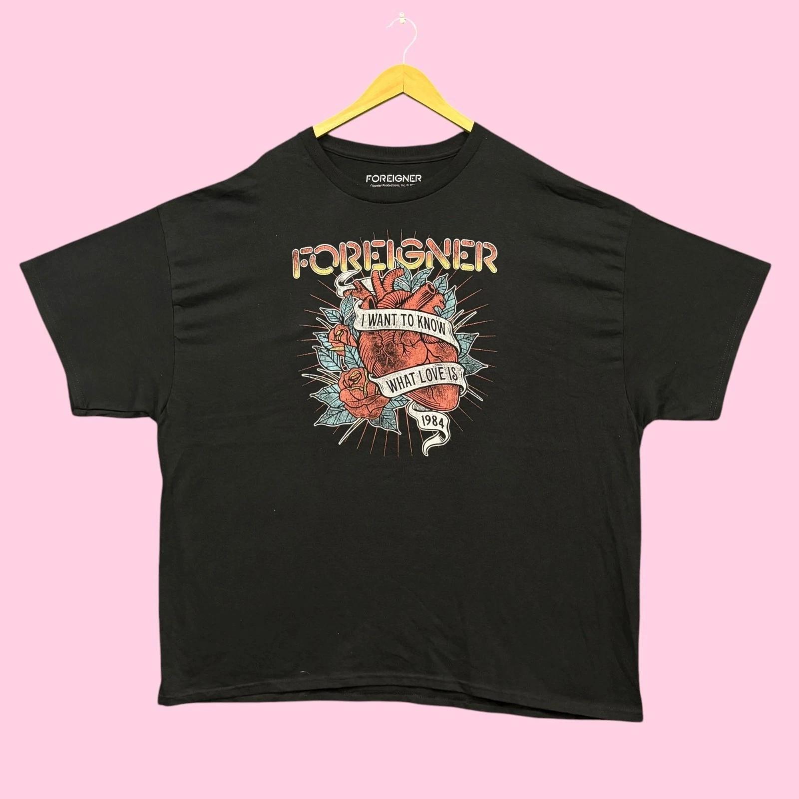 Foreigner I Want to Know What Love Is 1984 Rock Band Tee XXXL S