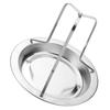 Stainless Steel Barbecue Tray Vertical Roasting Beer Can Chicken Holder Family Gatherings Oven