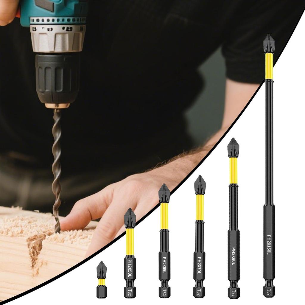 Magnetische Bohrer Präzisions Anti-Rutsch Schnell-Bit-Set Schraubendreher Bohrer Für Zuhause Industrielle Bau Elektrik HLK Reparatur