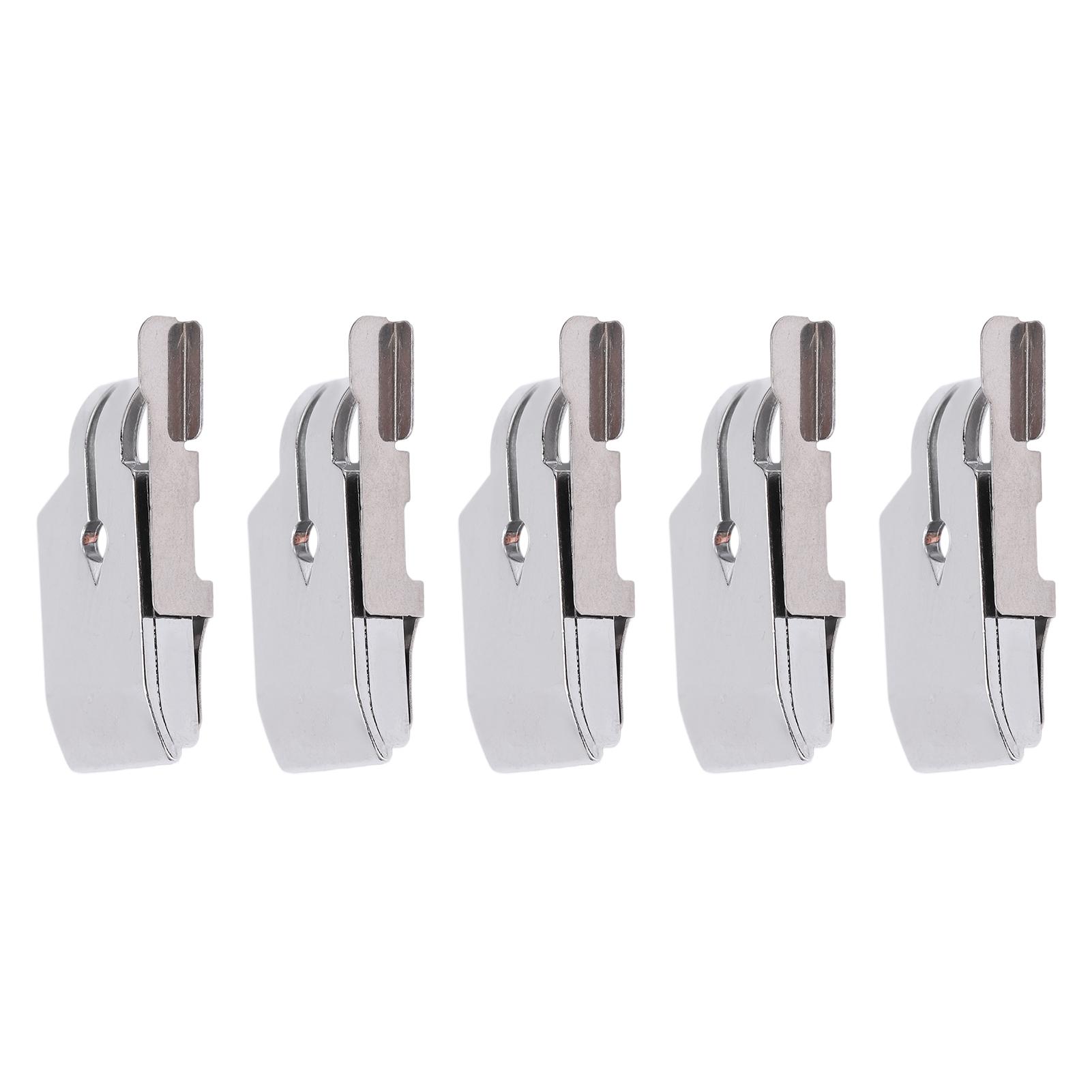 5 шт. Прижимная лапка для квилтинга из нержавеющей стали, для прямой строчки, прочная, легкая, прижимная лапка для швейной машины