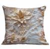 Spring and Summer 3D Floral Print Pillowcase Home Sofa Cushion Pillowcase