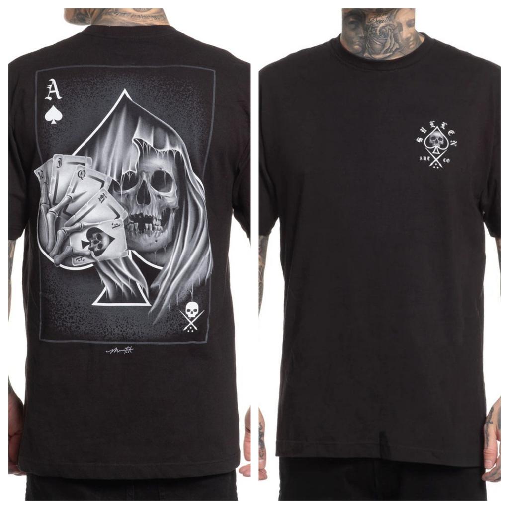 MUERTE REAPER Tattoo Art Style Summer Casual TShirt Unisexs and Womens Luxury Brand