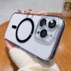 Applicable to iPhone11promax high-transparency anti-yellow transparent magnetic mobile phone case Apple 11 lens all-inclusive protective case