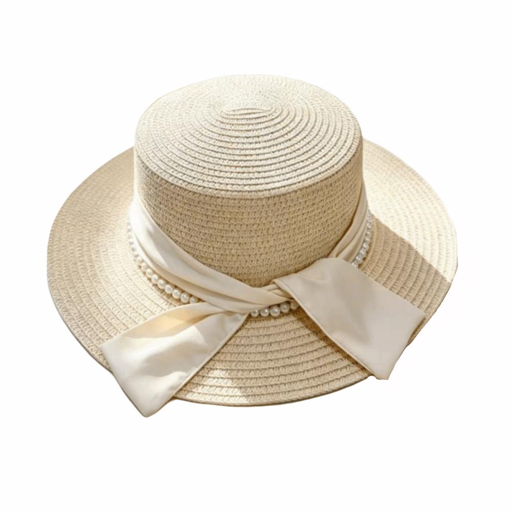 Silk Bow Bucket Hat Multicolor Beach Hat French Sun Visor Hat  Summer Outdoor