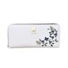 Bebe Dayan Round Zipper Embroidered Long Wallet for Women and Perfect for Housewives and Featuring a Bebe Dayan Cat Cute Cat and a Wachifield Flower