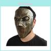 Slipknot Halloween Mask With Clown Face And Zipper Mouth For Costume Parties