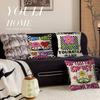 Modern Quotes Personalized Pillow Dust Cover Bedroom Kids Party Decoration Pillowcase Birthday Children Gift