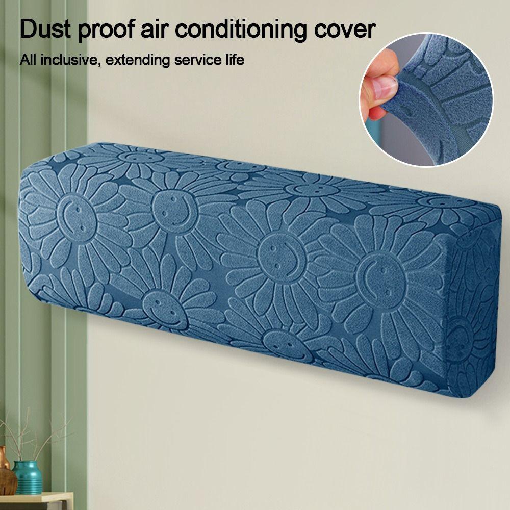 1Pcs Wall Mounted Air Conditioning Cover Elastic Fabric Air Conditioner Protector Fan Dust Cover