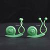 10Pcs/Set Adorable Snail Shape Plant Fixed Clip Good Clamping Wall Mounted Plastic Plant Holder Clip for Home