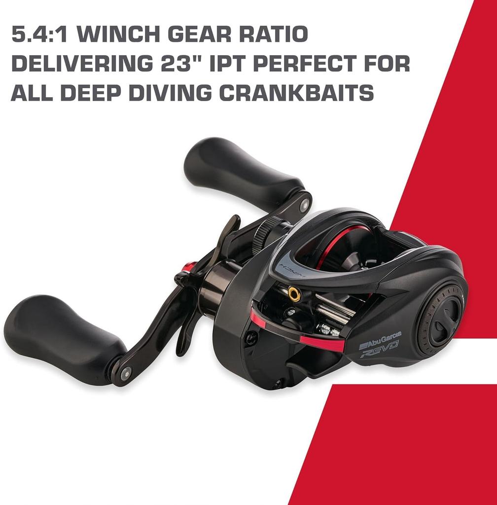 REVO5 WINCH Right-Handed Reel for Bass and Saltwater Fishing [Parallel Import]