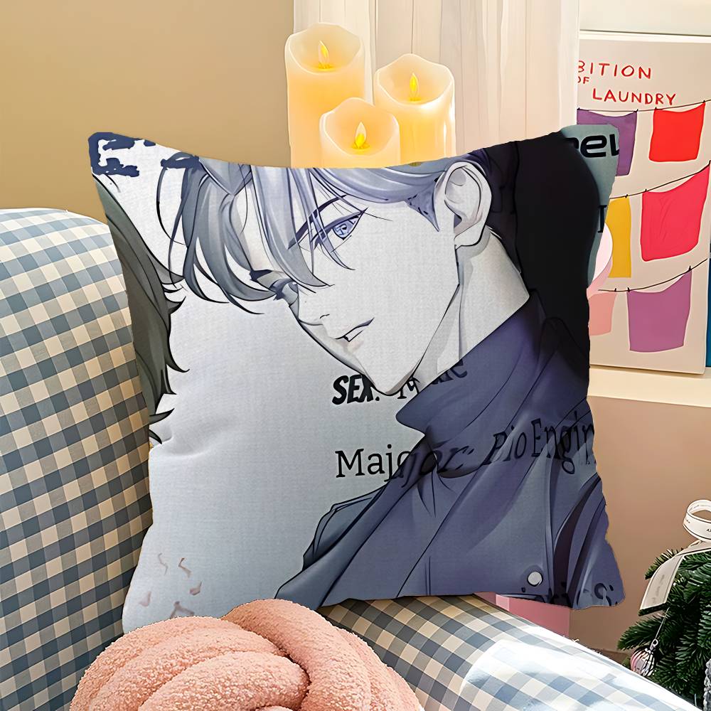 Nerd Project Bl Anime Cushion Cover Inches Farmhouse Decor Home Throw Pillow Covers For Couch Decorations