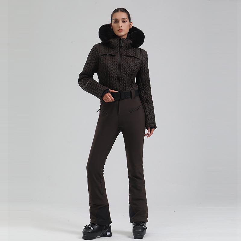 Women's Waterproof & Windproof Ski Suit Set: New One-Piece for Outdoor Sports