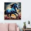 New Arrival 5D DIY Full Circle Diamond Painting "Running Horse" Embroidery Cross Stitch Home Decor Gift
