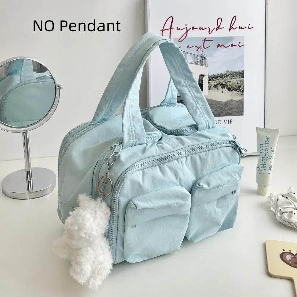 

Waterproof Travel Cosmetic Bag Multi-pouch Travel Wash Bag Ins Makeup Pouch Bag Travel светло-синий