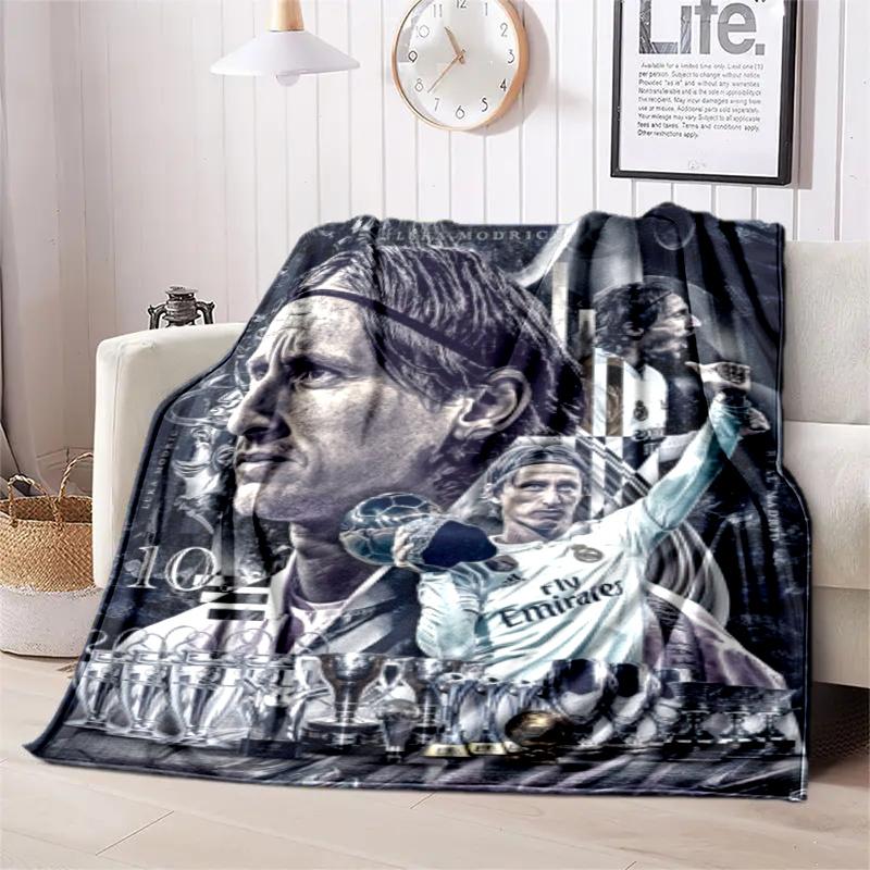 Former Real Madrid CF Croatian professional male football player Luka Modrić blanket Soft four season home bed office travel outdoor warm blanket