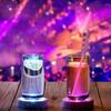 LED Luminous Round Flash Cup Coaster Induction Advertising Bar Ktv Party Club