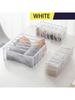 3/6/9PCS Home Underwear Storage Box, Jeans Storage Tool, Divided Format Storage Grid Dormitory Socks