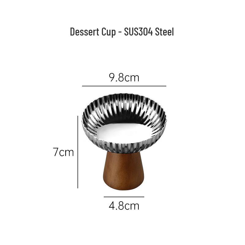 304 Stainless Steel Dessert & Snack Serveware