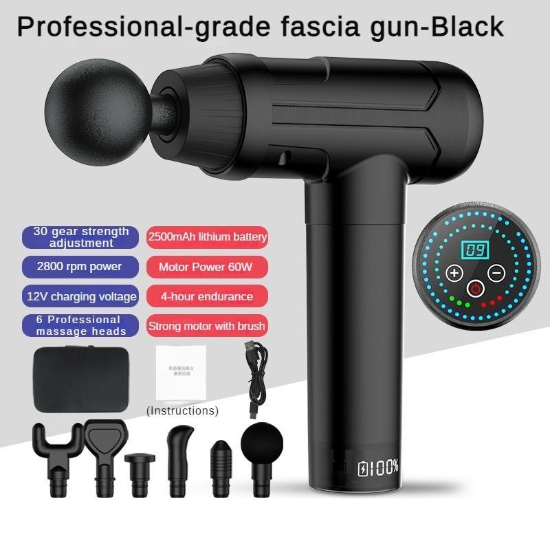 Mini Brushless Motor Multi Gear Adjustment Massager Muscle Relaxation Impact Fascial Gun Professional and Efficient Lithium Battery Massage Equipment