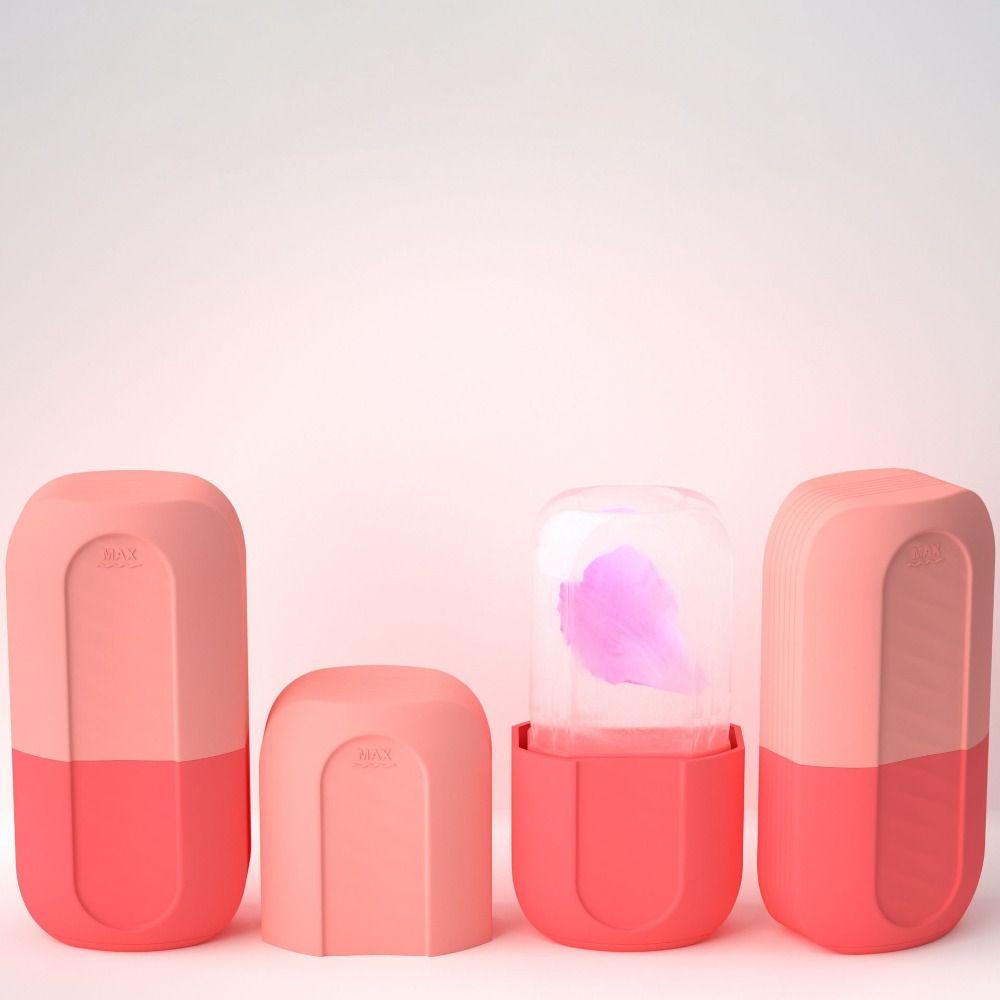 Reusable Silicone Mold Ice Face Roller Face Lifting Silicone Ice Roller  Neck Massage