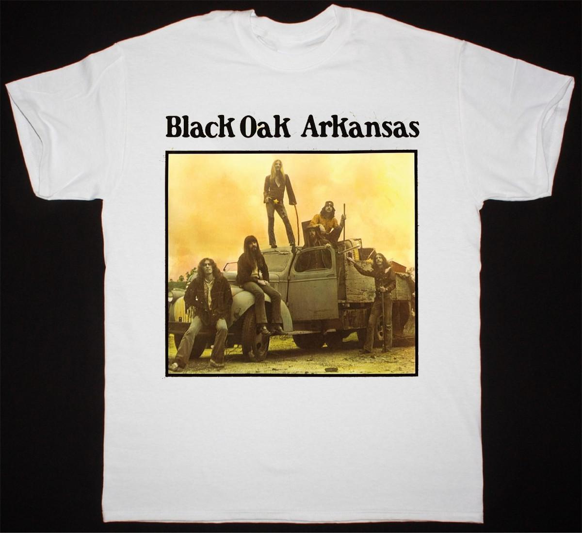 NEW Black Oak Arkansas Band Short Sleeve Black All Size Shirt S