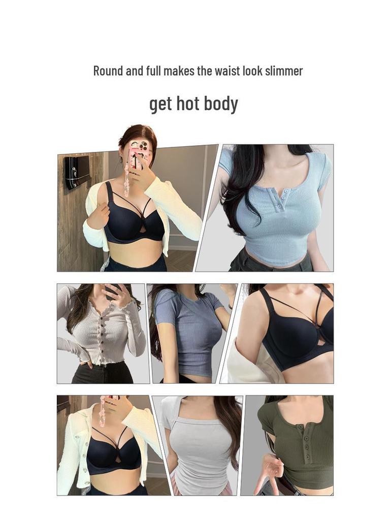 Women's Plus Size Seamless Bra: Enhances, Lifts, and Shapes for a Full, Sexy Look