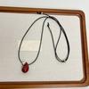 Fashionable Teardrop Necklace Craft from Sturdy Alloy Accessory for Everyday Wear and Special Occasions Daily Use