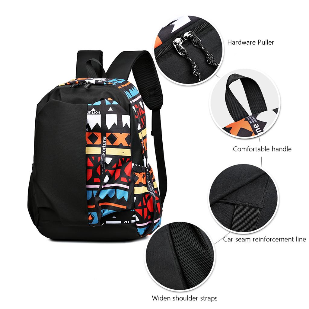 New Personalized And Trendy Unisex Large Capacity Fashionable Casual Backpack, Durable Travel Backpack, Oxford Student Backpack