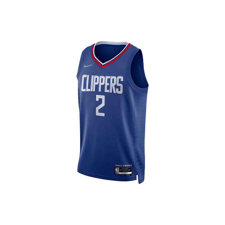 Nike Basketball Jersey NBA SW Fan Edition, Los Angeles Clippers, Leonard Size 2 Men s Blue DB3575-400 M
