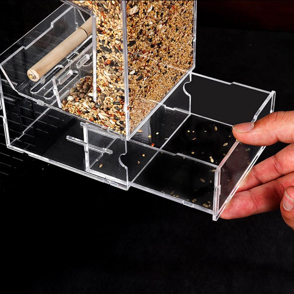 Easy To Install Parakeet Automatic Cage Accessories Bird Feeders Dispenser Parrot Feeding Bowl