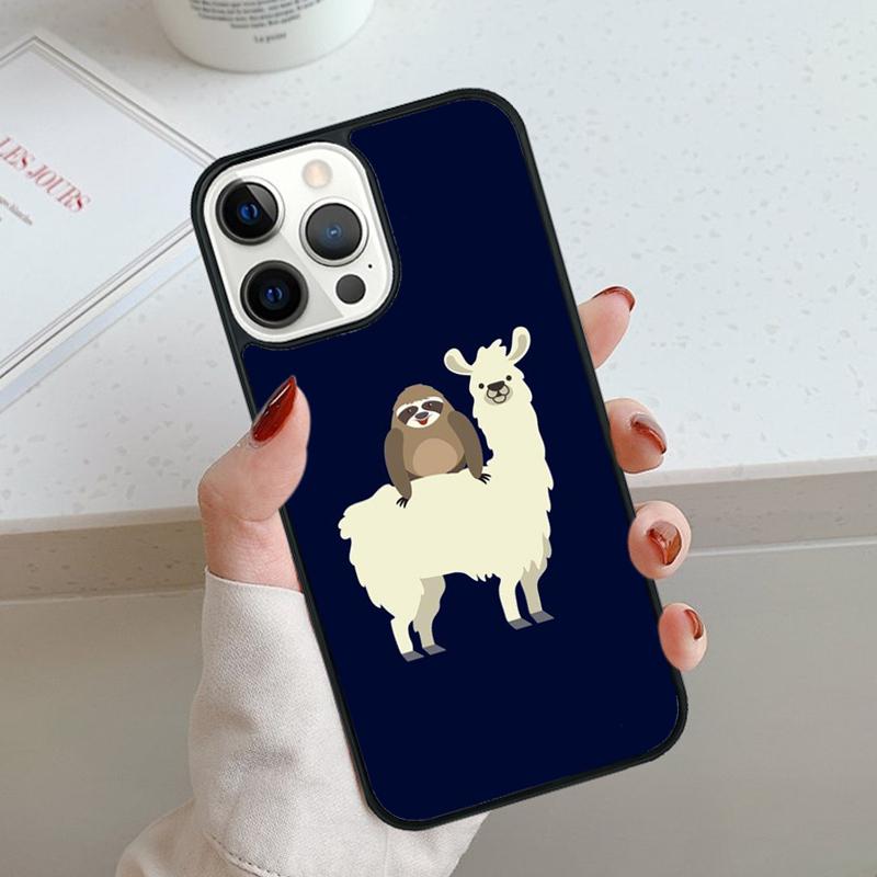 Sloth Stack Phone Case For iPhone 17 Air 11 12 13 14 15 16 16e Pro Max Cover For apple Max Plus Coque Shell