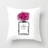 New Perfume Floral Pillows Case Modern Fashion Lady Decorative Pillows Cover Livingroom Bedroom Sofa Seat Simple Cushions Case