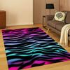 Zebra Streifen Leopard Muster Tiger Streifen Teppich Läufer für Spielzimmer Schlafzimmer Wohnzimmer Sofa Fußmatte Dekor, Kinderspiel Rutschfeste Matte