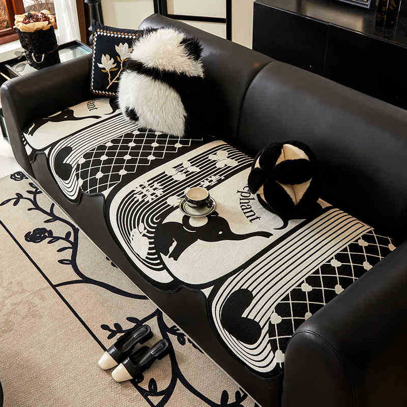 Creative And Fashionable Sofa Cushion  New Four-Season Light Luxury High-End Seat Cushion Non-Slip Sofa Cover Cover Cloth Towel