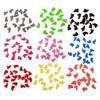 20 Pcs Haustier Hund Pfoten Krallen Nägel Kappen Abdeckungen Weiche Schutzhülle Sparkle Mult-Farben