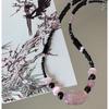 New Chinese Berry Crystal Lucky Pixiu Pendant Clavicle Temperament Necklace Niche Design Guochao Gift-giving Couple