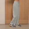 Reebok Solid Color High Waist Wide Leg Knitted Sports Pants Women Bottoms Medium-Gray 23FRC656WGG4