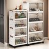 Transparent Pull-out Shoe Rack and Folding Storage Box