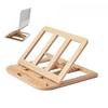 1pcs Wooden Adjustable Laptop Stand Multi-Purpose Home Office Desktop Reading Shelf Ergonomic Laptop Riser for Desk Organization
