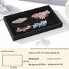 Velvet Jewelry Box – Ring and Earring Tray with Bracelet Compartment