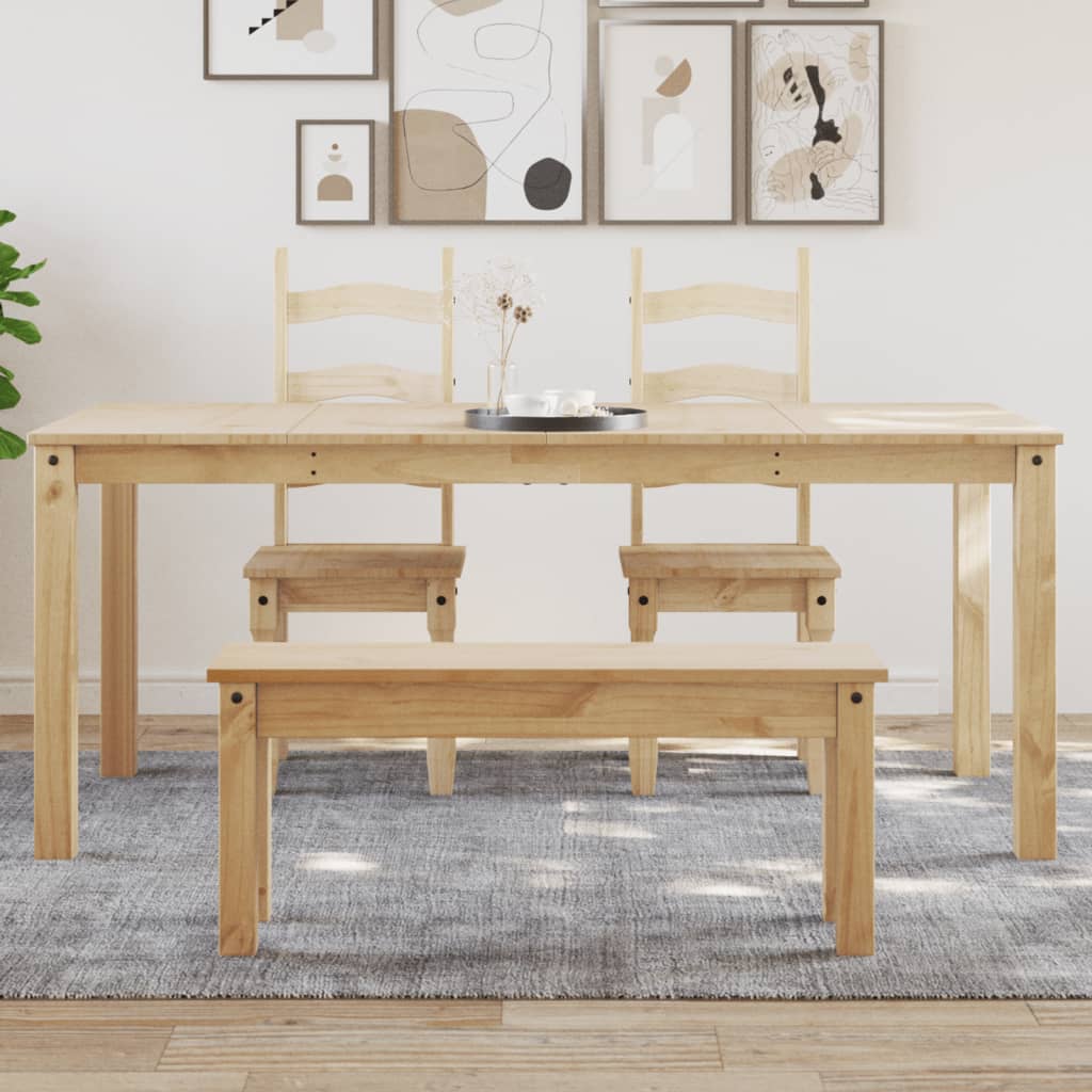 Dining Table PANAMA 180x90x75 cm Solid Pine Wood
