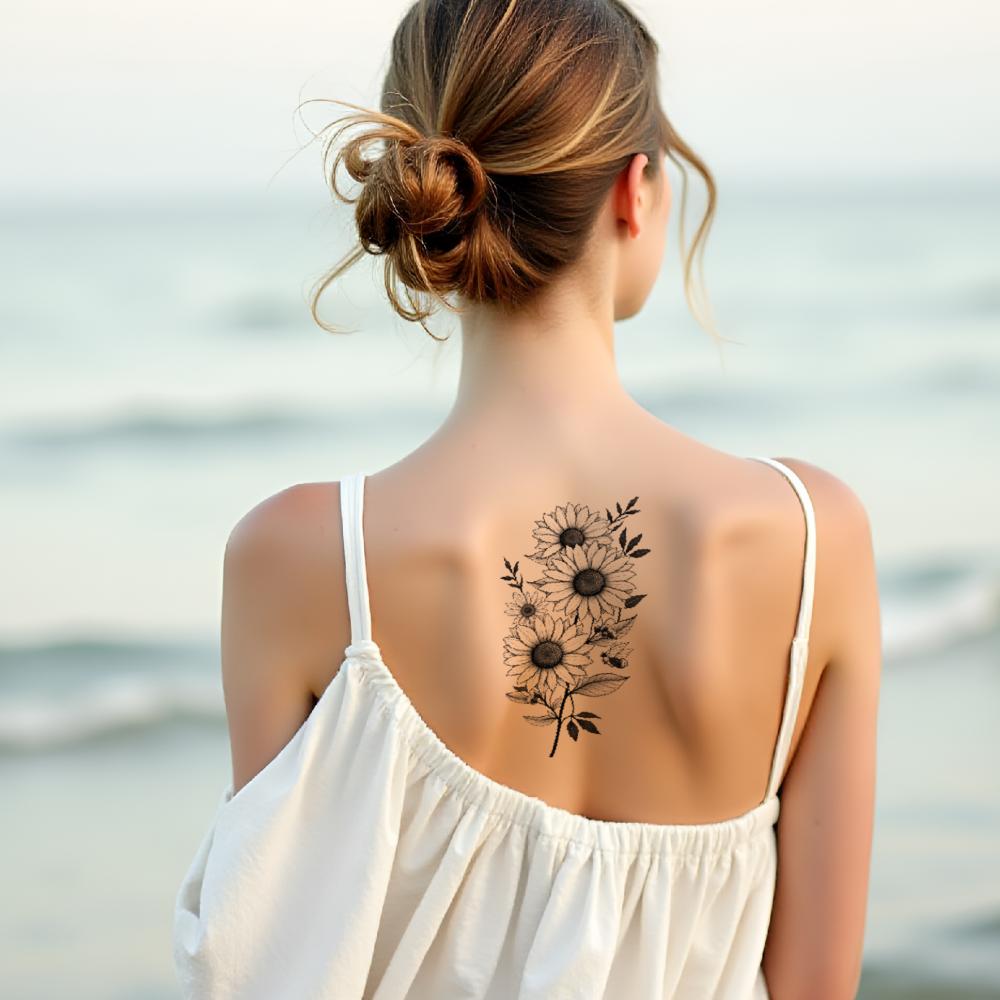 12 sztuk Tymczasowe Tatuaże Kwiatowe Wzory Wodoodporne Długotrwałe Naklejki na Ciało Na Uda Kobiety Dorośli