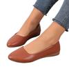 Ladies Large Size Single Shoes Simple Pure Colour Low Heel Flat Bottom Single Shoes Loafers Low Heel Shoes for Women Casual