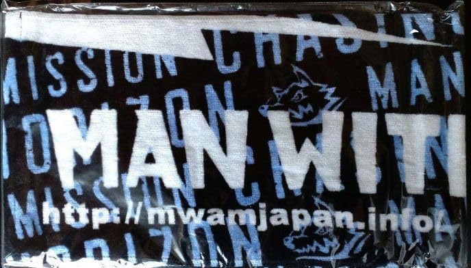 MAN WITH A MISSION 2018 CHASING THE HORIZON Tour Goods Towel Muffler Towel Black x Blue