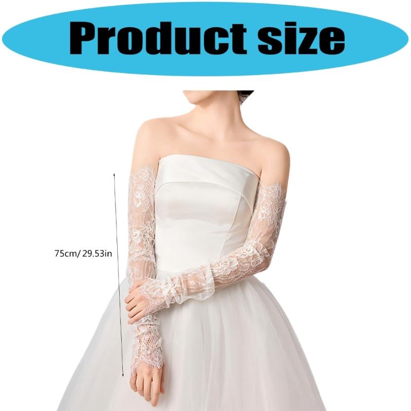 Wedding White Gloves Wedding Concert Operas Party Costume White Gloves for Bride and Bridesmaids Lady Gloves