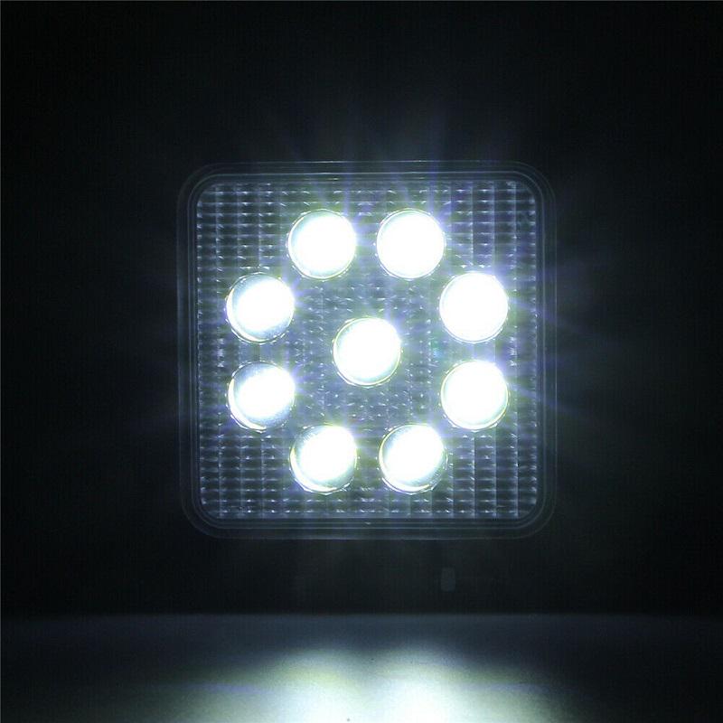 4Inch 27W Square Spot Beam Led Work Light Driving Fog Lights Front Bumper US 4Inch 27W Square Spot Beam Led Work Light Driving Fog Lights Front Bumper US