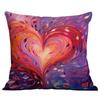 New Valentine's Day Pillow Case Creative Colorful Abstract Love Cushion Home Sofa Pillow Case