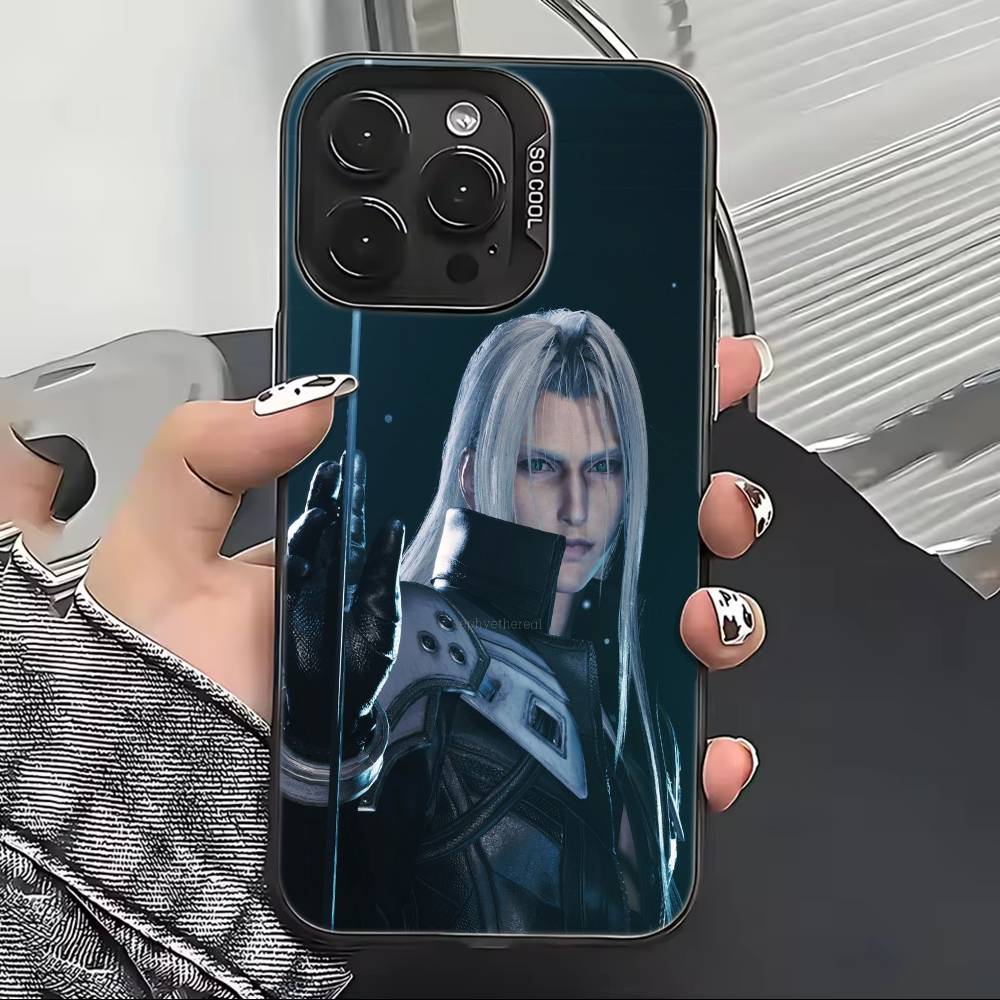 Final F-Fantasy S-Sephiroth Cool Phone Case For iPhone 17,16,15,14,13,12,11 Plus,Pro Max,XS,Colorful Silver Black Cover