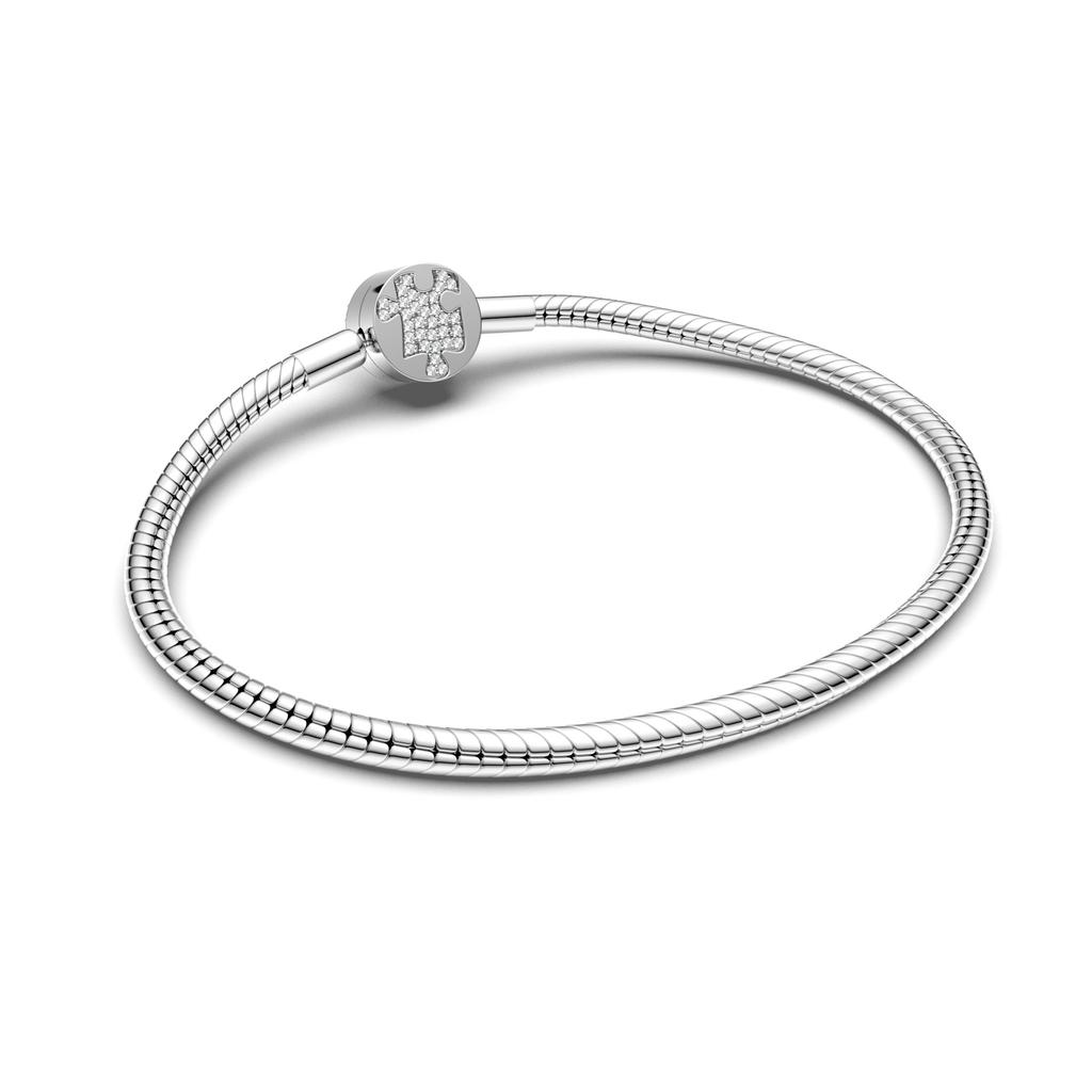 Manyilus Bracelets for Couples Bracelet Charm Silver 925 Jewelry Girls Fit Original Bracelet Women Real 925 Charms Plata Paired