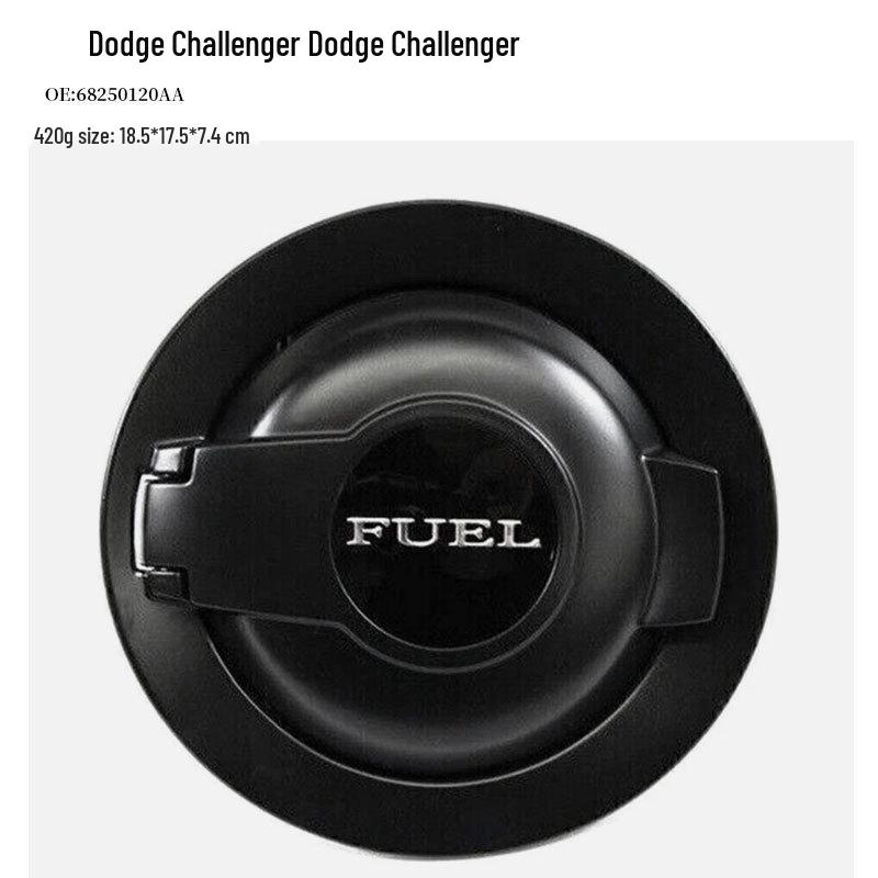 Black Fuel Tank Cap for 2008-2019 Dodge Challenger